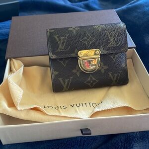 LV monogram vintage short wallet.